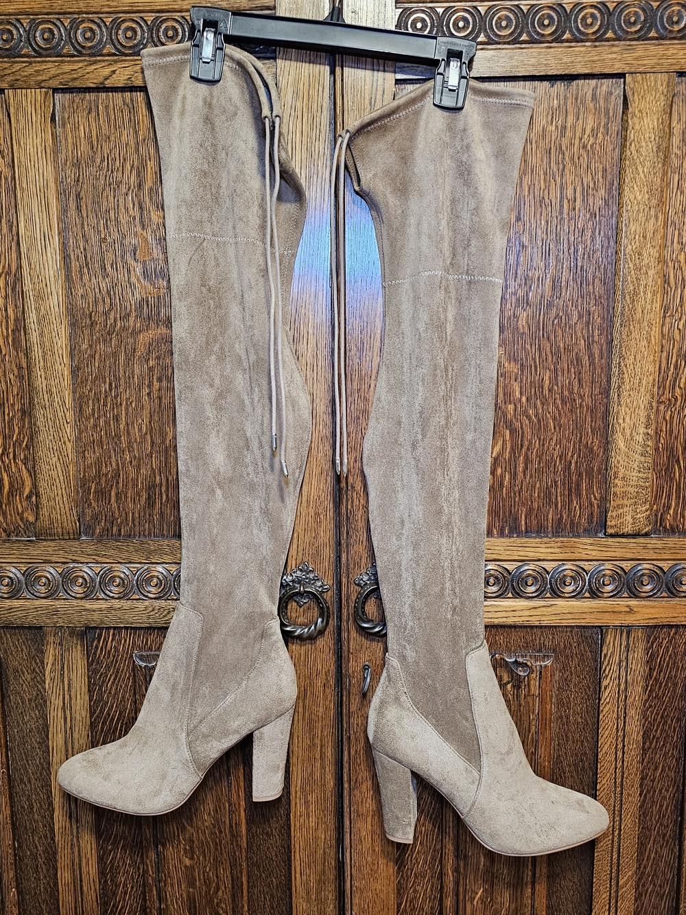 NWT Dolce Vita Taupe Suede Over-the-Knee Boots 8.5 - Picture 1 of 5